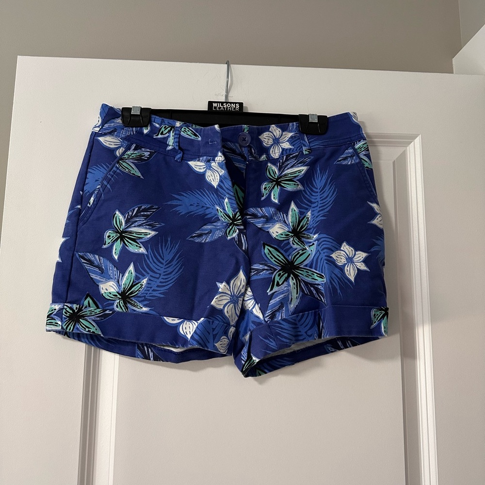 Apt. 9 Blue Tropical Print Women's Shorts